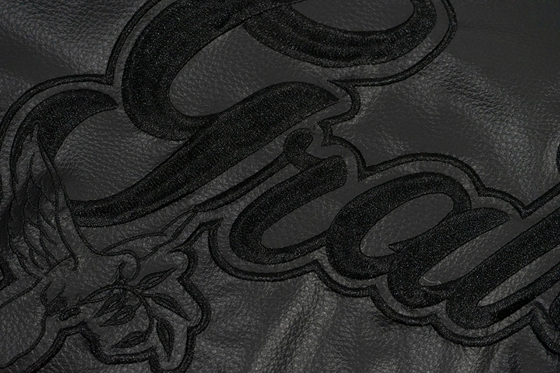 GRAF&WU Racing Gascar Series Retro Leather Jacket