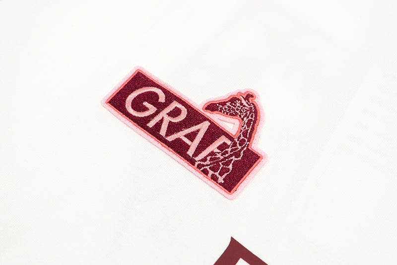 GRAF&WU 【Football Club】Blokecore Angel Demon Embroidery T-shirts Street Trend Short Sleeves Hip-Hop Fashion Men Short Sleeve