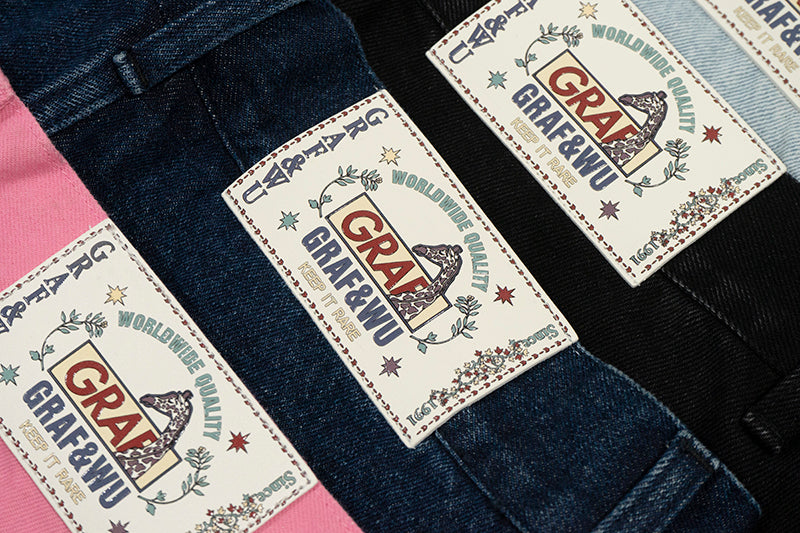 GRAFWU Oversize Streetwear Jeans