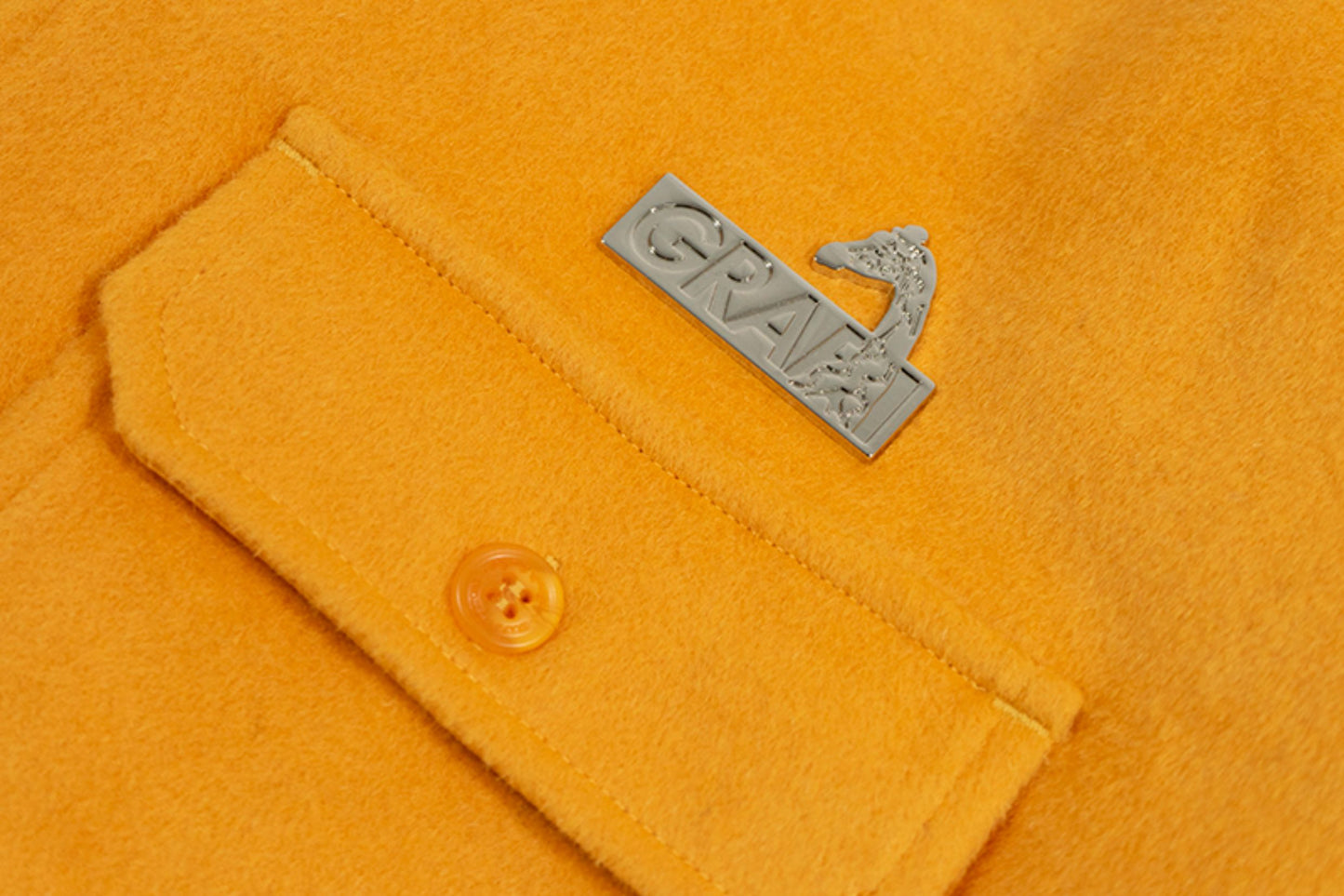 GRAF&WU Solid Wool Hooded Thickened Jacket