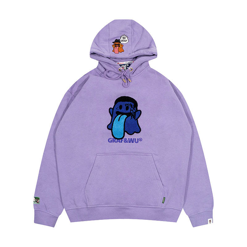 GRAF&WU Old School Rap BooGhost Hoodies