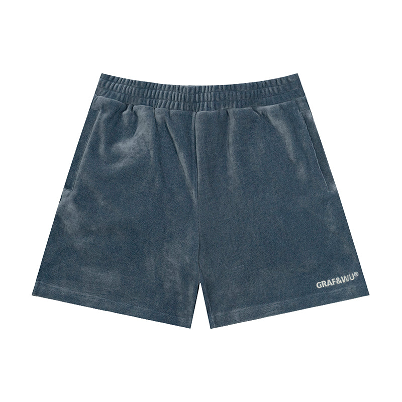 GRAFWU Flannel Fabric Comfortable Men Shorts