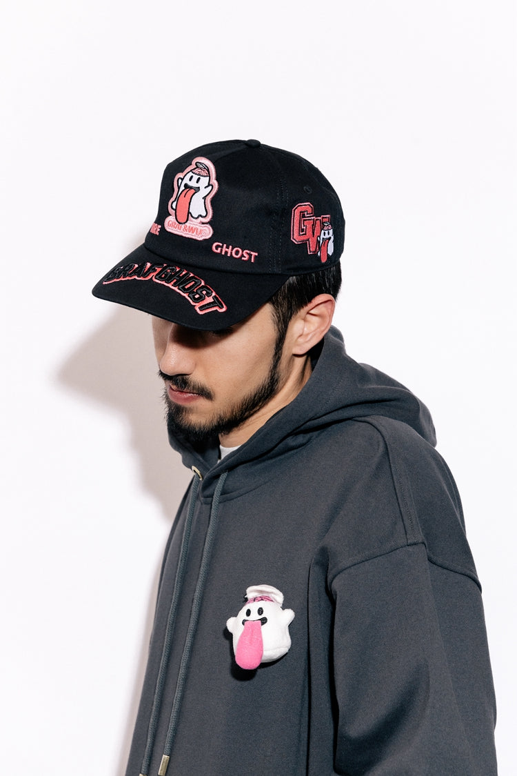 GRAF&WU BooGhost Doll Cute Ghost Character Fleece Hoodie