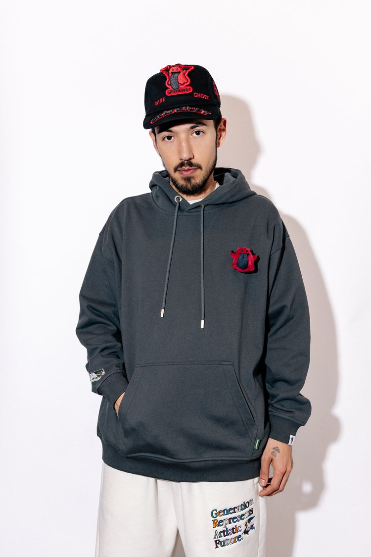 GRAF&WU BooGhost Doll Cute Ghost Character Fleece Hoodie
