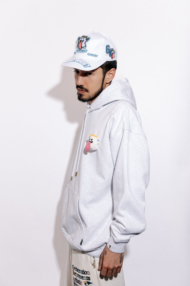 GRAF&WU BooGhost Doll Cute Ghost Character Fleece Hoodie
