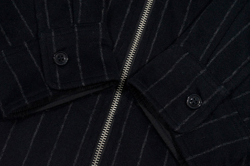 GRAF&WU Giraffe Brand Logo Wool Hooded Thicken Coat