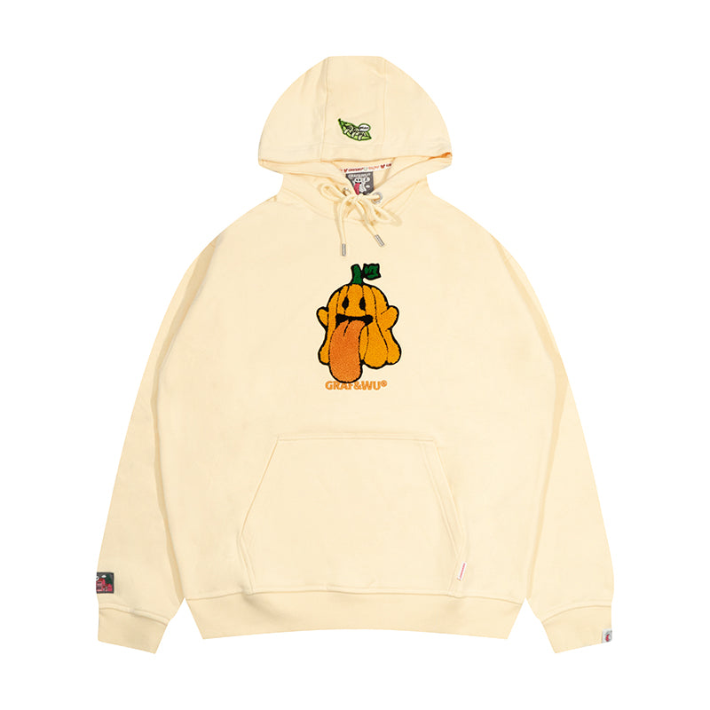 GRAF&WU Cabbage Carrot Vegetable Cute Ghost Hoodie