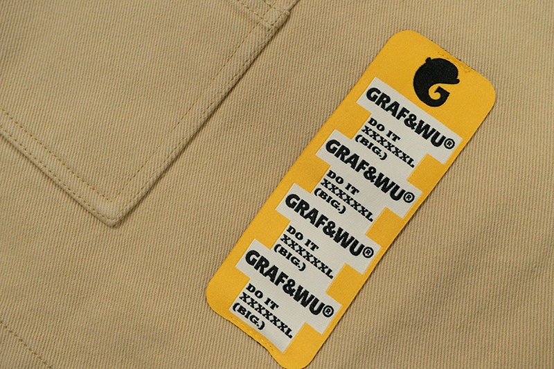 GRAF&WU Shorts Cute Ghost G Letter Logo Shorts Casual Solid Color Cargo Pants Men Women Cotton Shorts Hip-Hop Trend Pants