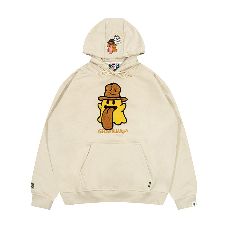 GRAF&WU Old School Rap BooGhost Hoodies