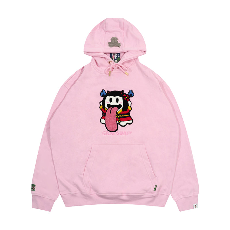 GRAF&WU Halloween Medusa Kappa Cute Ghost Hoodie