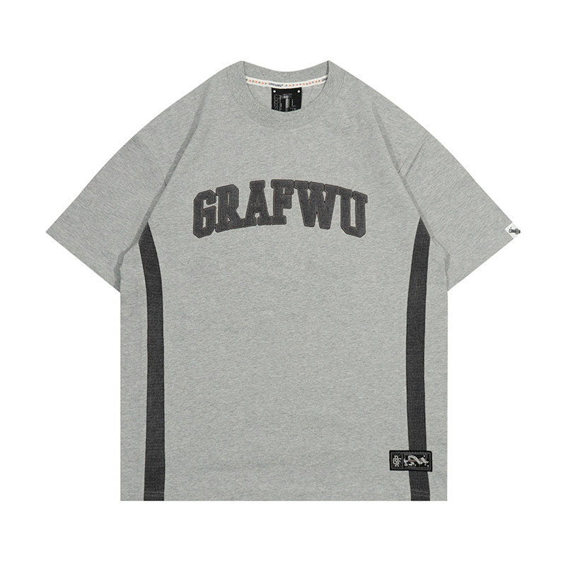 GRAF&WU Brand Letter Fashion Streetwear T-shirt