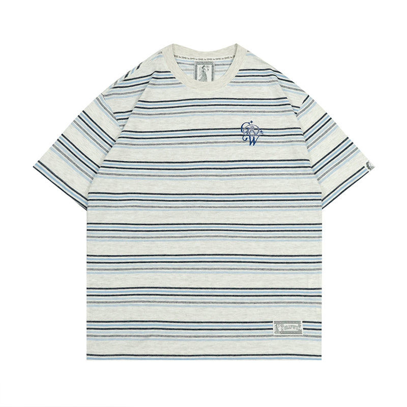 GRAF&WU Snake Embroidered Brand Logo T-Shirt