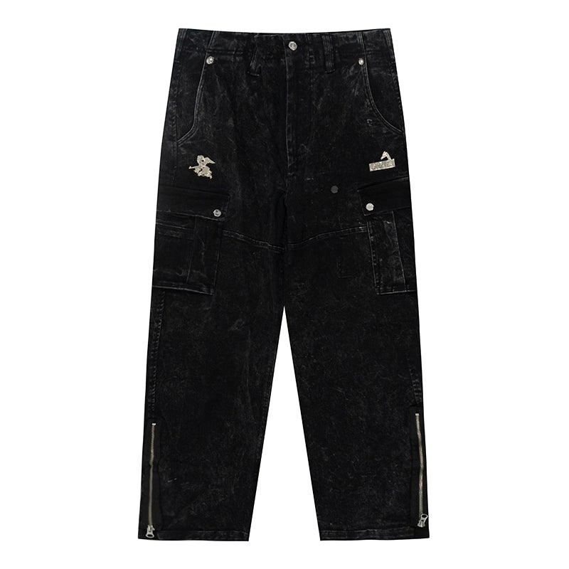 GRAF&WU Metal AK47 Angel Giraffe Cargo Pants