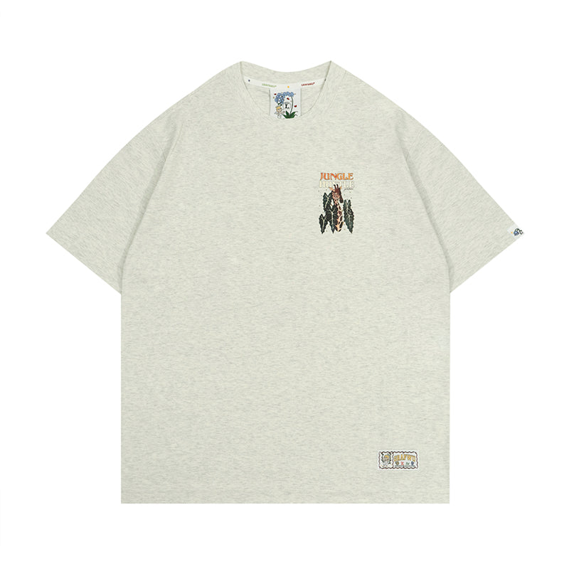 GRAF&WU Tropical Giraffe Print T-Shirts