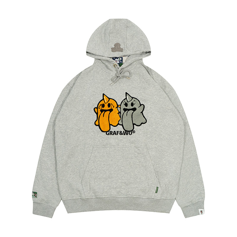 GRAF&WU Halloween Medusa Kappa Cute Ghost Hoodie
