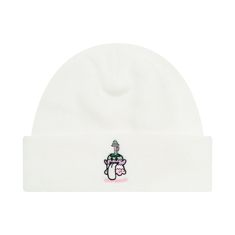 GRAFWU Embroidery Mushroom BooGhost Beanies