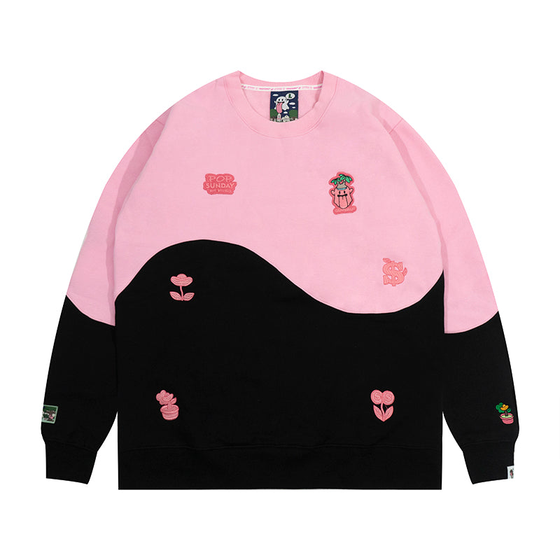 GRAF X POPSUNDAY Collaboration Money Tree Cute Ghost Crewneck