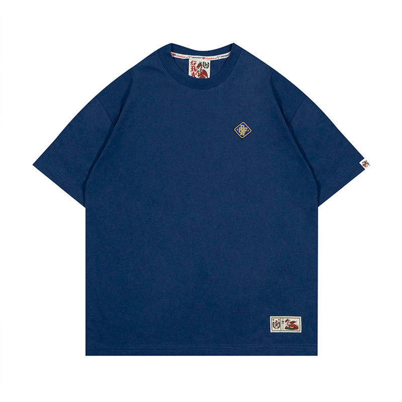 GRAFWU Square Colorful Graf Letter Embroidery T-Shirts