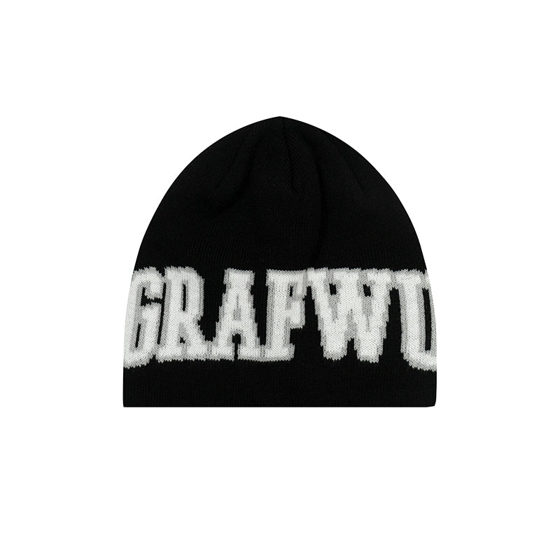 GRAFWU Brend Angel Devil Y2k Knitted Beanie