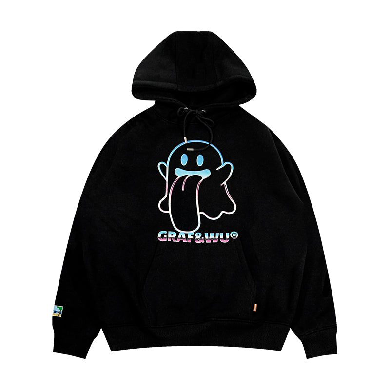 GRAFWU Colorful Electroplated Textured Hoodie