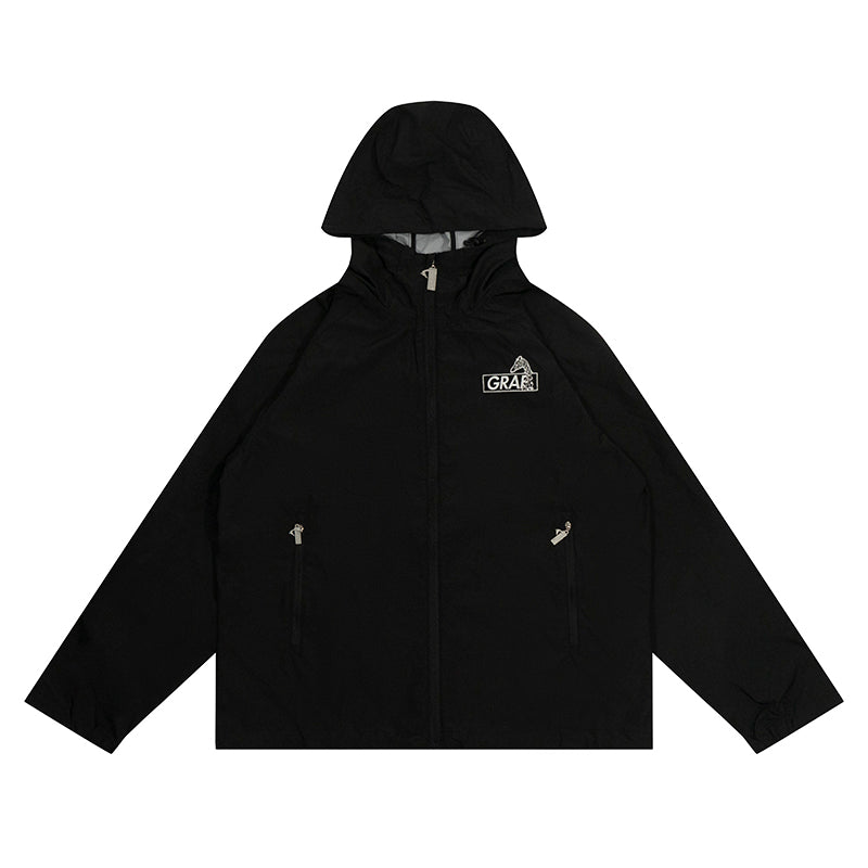 GRAF&WU SPORT Reflective print Lightweight Jacket