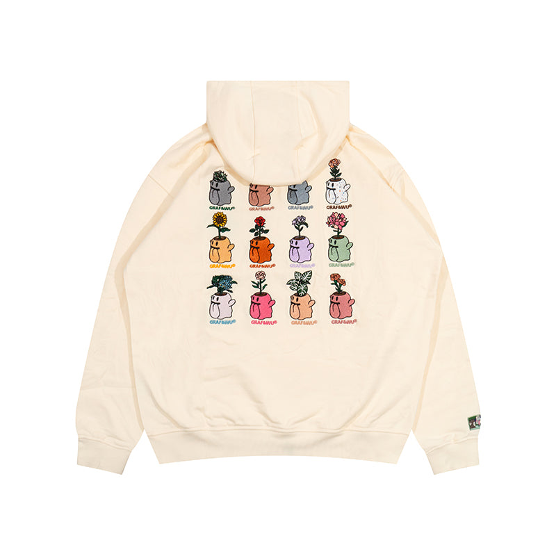 GRAF&WU 12 Flower shop Boo ghost Hoodie