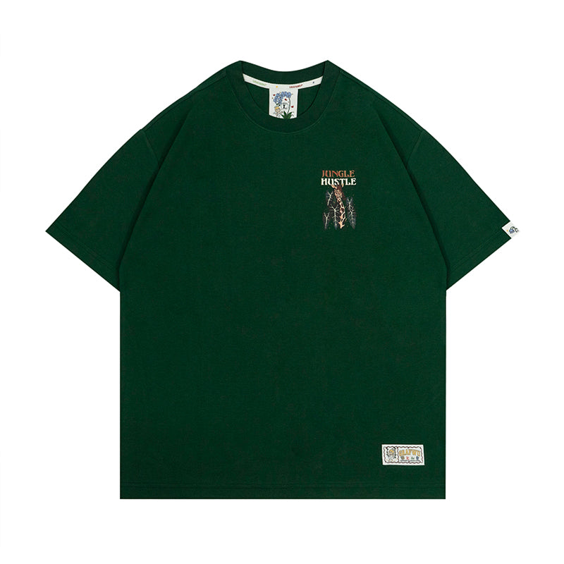 GRAF&WU Tropical Giraffe Print T-Shirts