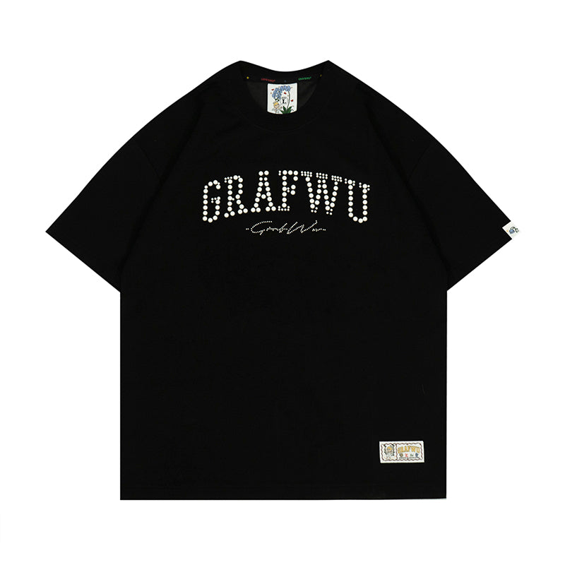 GRAF&WU Pearl Fashion Cotton T-shirts