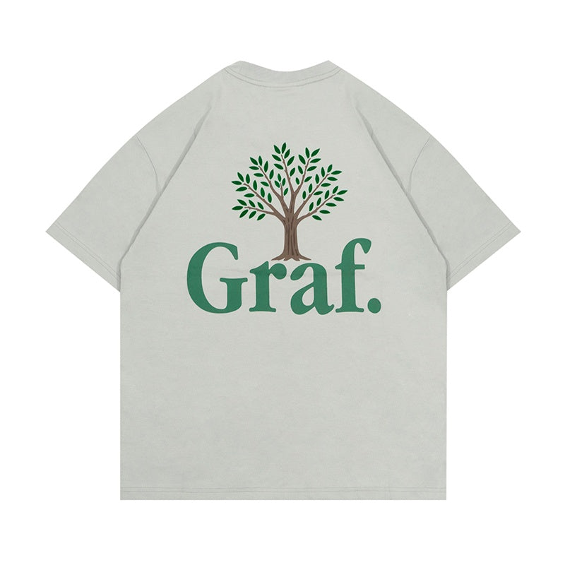 GRAFWU Vitality Tree Pattern T-Shirt