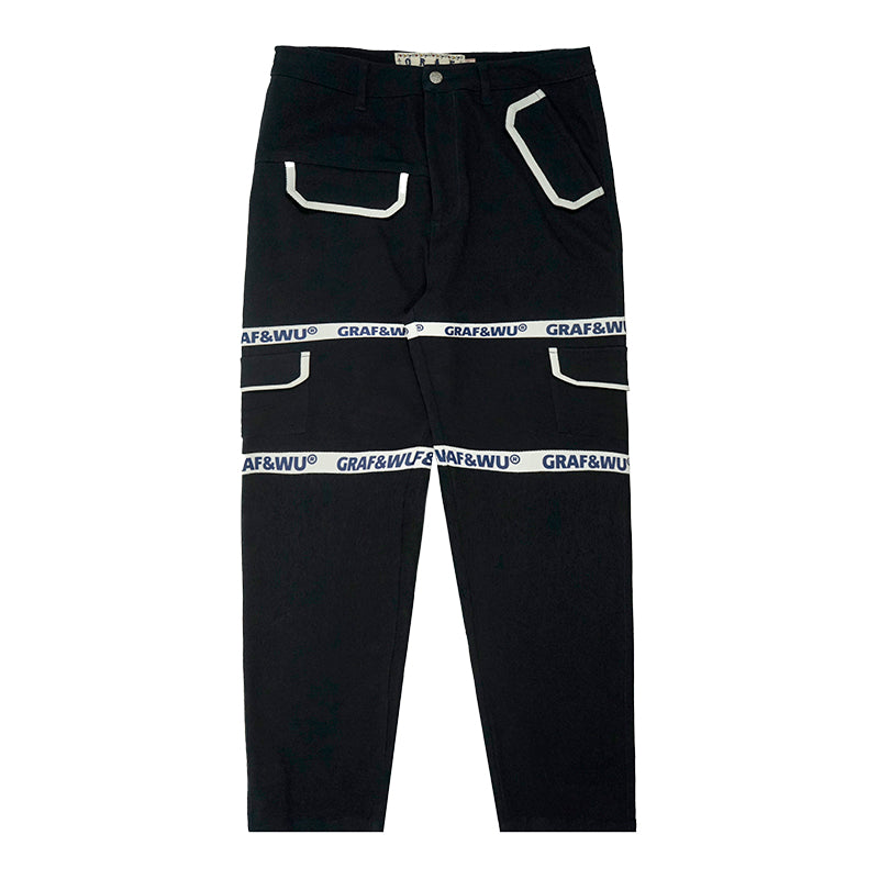 GRAFWU Retro Old School Canvas Trousers