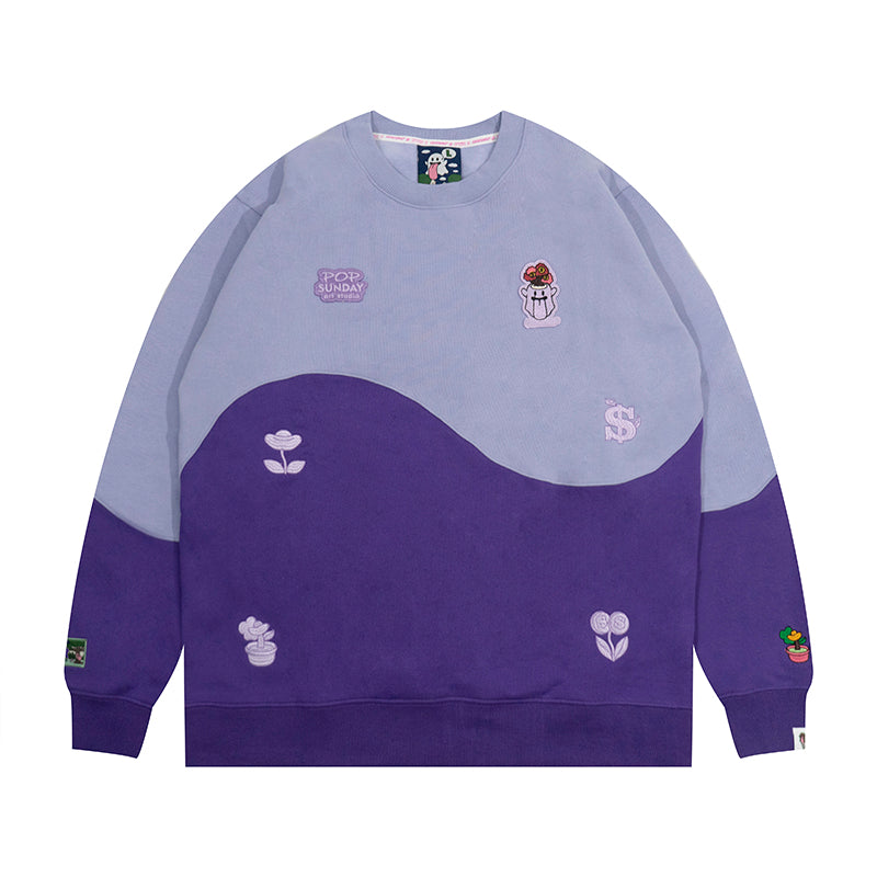 GRAF X POPSUNDAY Collaboration Money Tree Cute Ghost Crewneck
