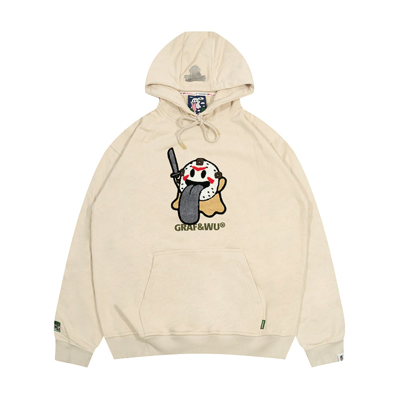 GRAF&WU Halloween Medusa Kappa Cute Ghost Hoodie