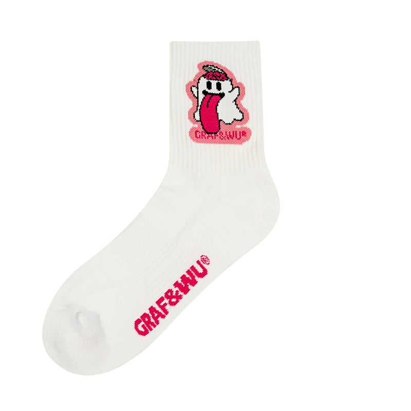 GRAF&WU BooGhost 2.0 Cuteghost angel devil fruit series thick skateboard mid-tube socks