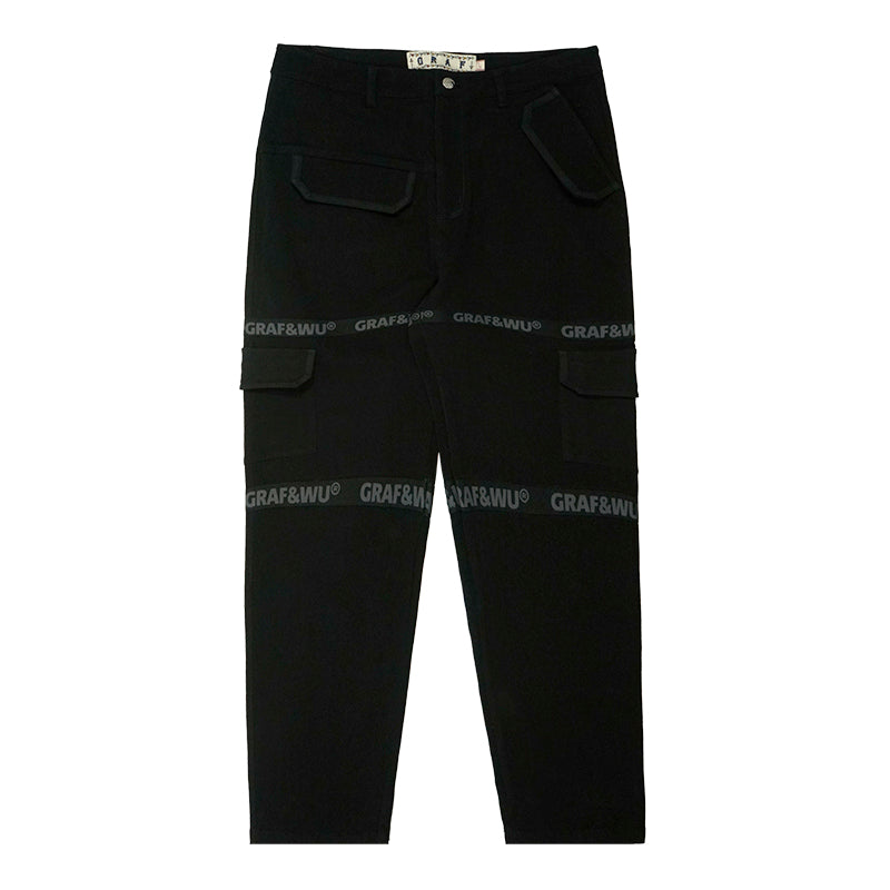 GRAFWU Retro Old School Canvas Trousers