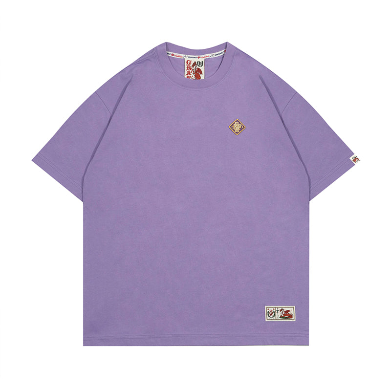 GRAFWU Square Colorful Graf Letter Embroidery T-Shirts