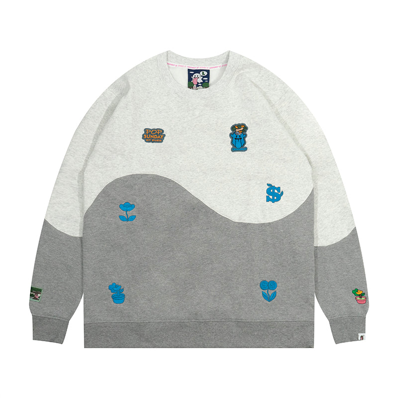 GRAF X POPSUNDAY Collaboration Money Tree Cute Ghost Crewneck