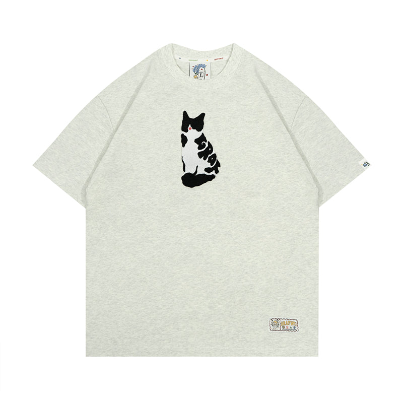 GRAF&WU Cow Cat Fashion T-Shirts