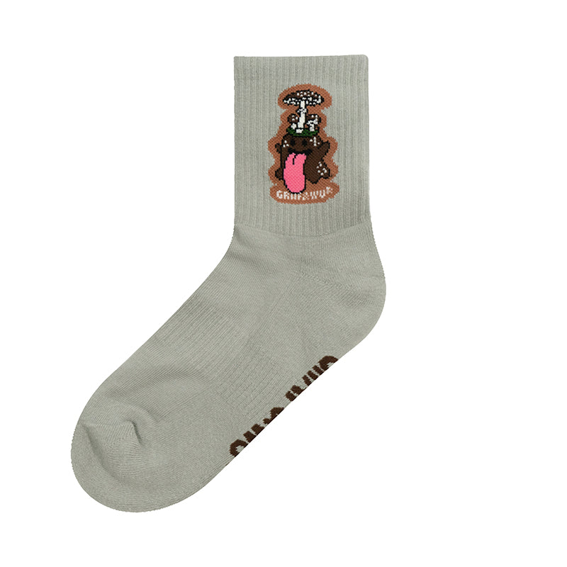 GRAF&WU Socks Magic Mushroom BooGhost Character Socks Cute Ghost 2.0 Socks Skateboard Sports Cotton Socks Men Women Fashion Socks