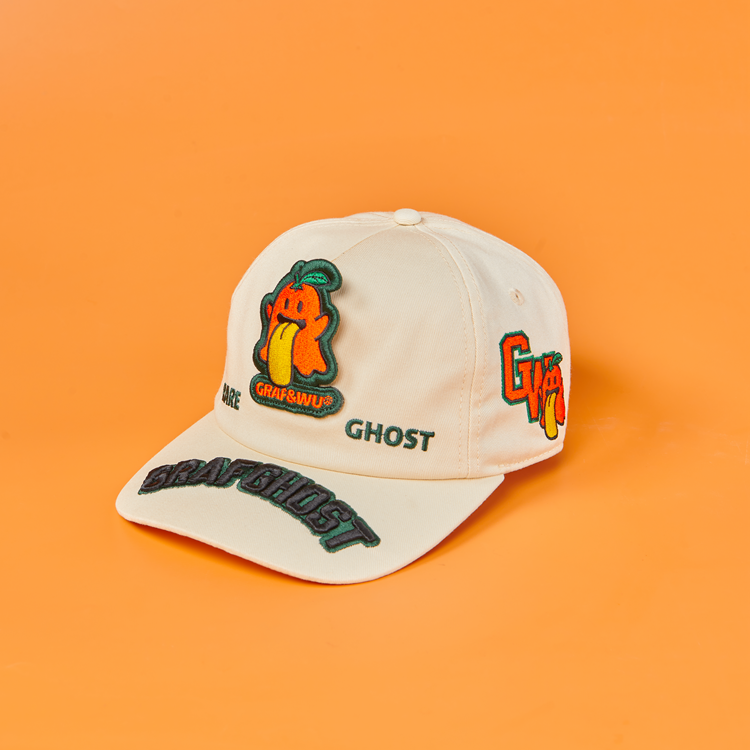 GRAFWU Boo Ghost Embroidery Baseball Cap