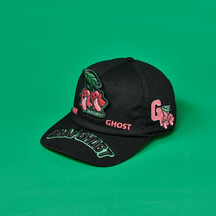 GRAFWU Boo Ghost Embroidery Baseball Cap