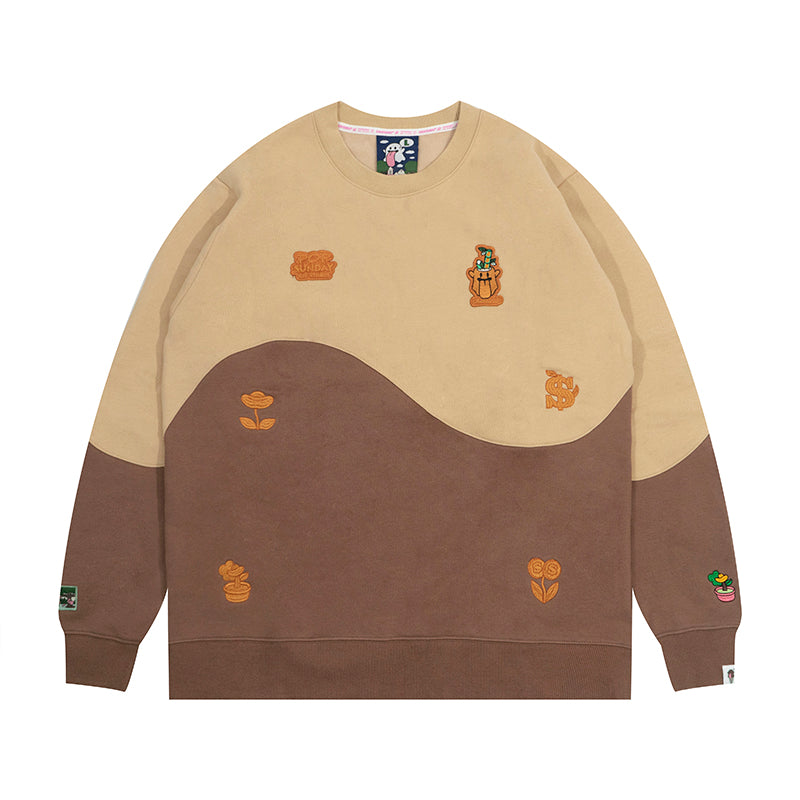 GRAF X POPSUNDAY Collaboration Money Tree Cute Ghost Crewneck