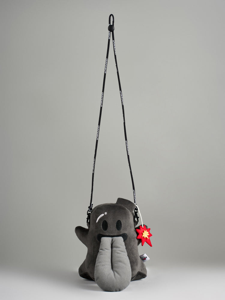 GRAF&WU Booghost Doll Bag Cute Ghost Angel Devil Messenger Bag Plush Mobile Phone Bags Portable Small Backpack Men Women Lovely Sling Bag