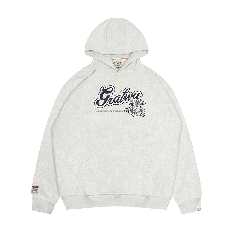 GRAF&WU AK Angel Letter Print Hoodies