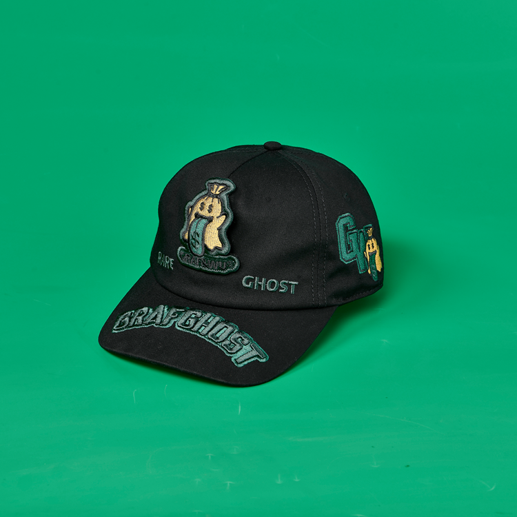 GRAFWU Boo Ghost Embroidery Baseball Cap