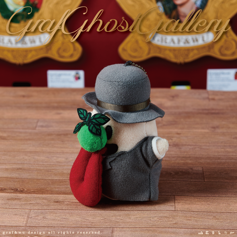 GRAF&WU【World Famous Paintings】Bag Charm Mona Lisa Pearl Girl Dali Cute Ghost Fashion Bag Doll Pendant
