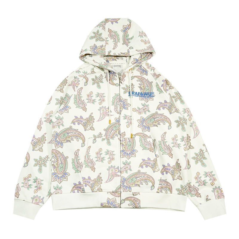 GRAF&WU Paisley 2.0 Pattern Printing Coat