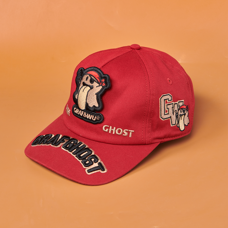 GRAFWU Boo Ghost Embroidery Baseball Cap