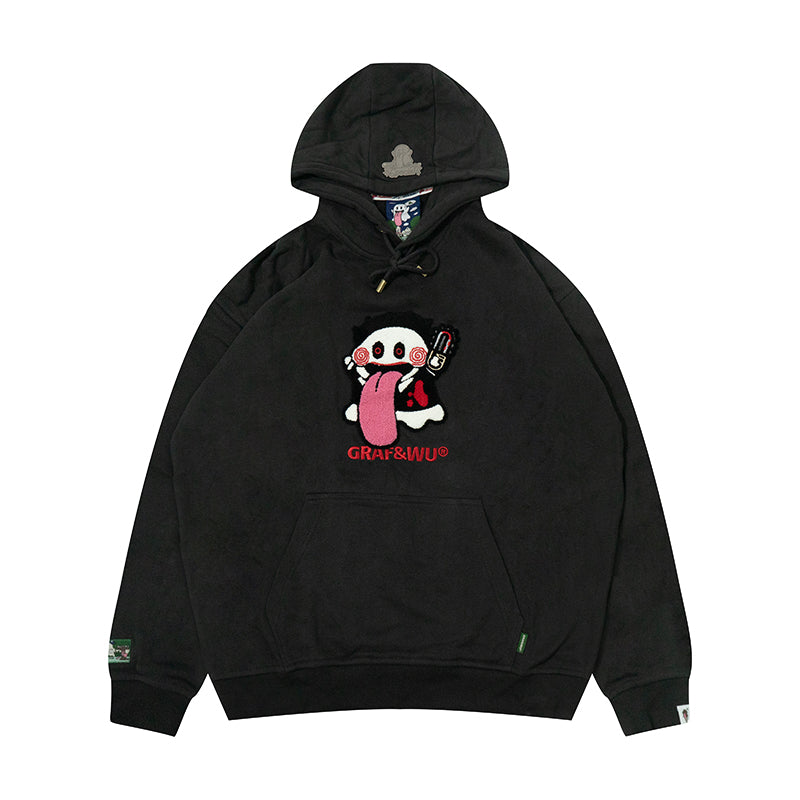 GRAF&WU Halloween Medusa Kappa Cute Ghost Hoodie