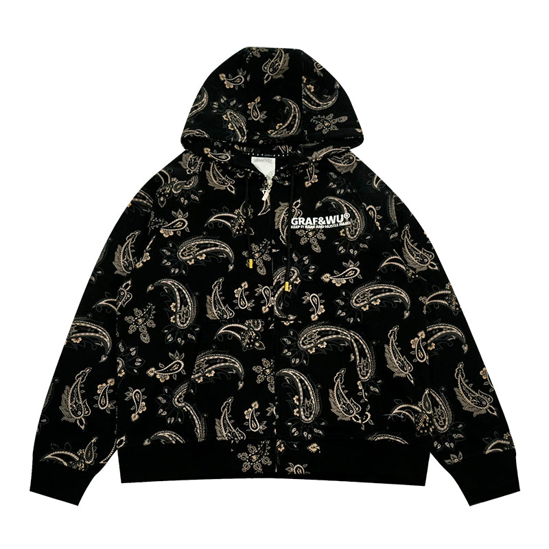 GRAF&WU Paisley 2.0 Pattern Printing Coat