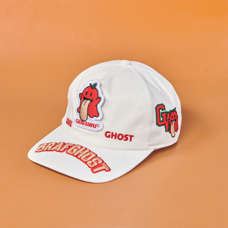 GRAFWU Boo Ghost Embroidery Baseball Cap